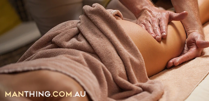 Soothing loose muscles with therapeutic sports massage at Man Thing Rockhampton
