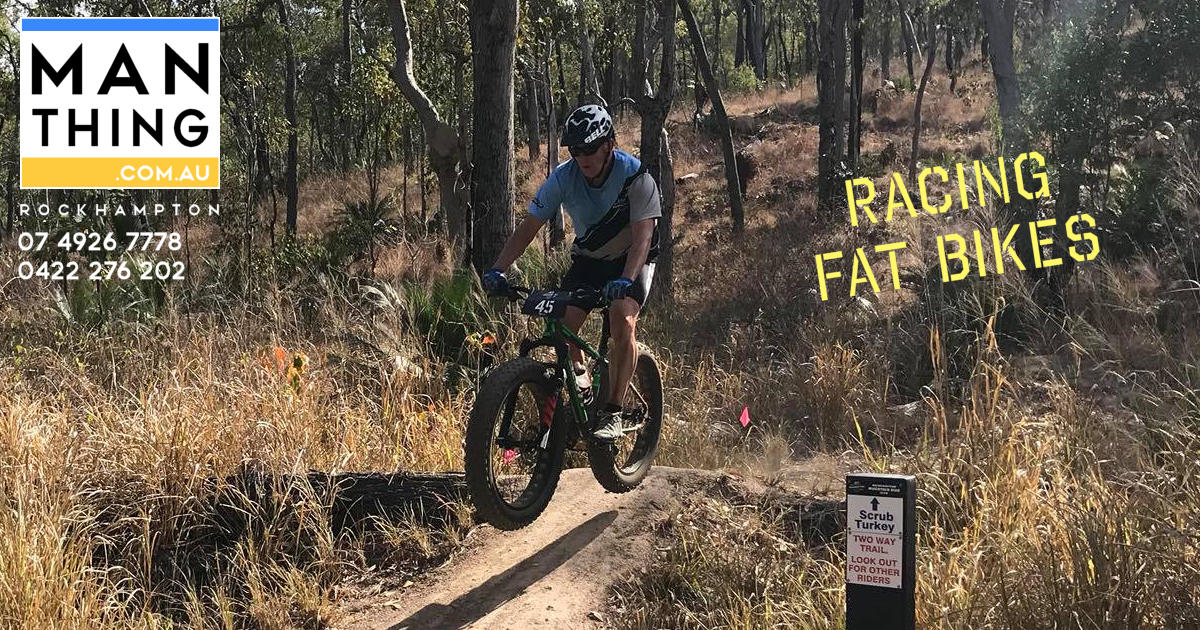 Scott Big Jon Fat Bike racing hard at First Turkey Rockhampton