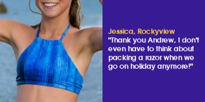 Bikini Laser Hair Removal review Rockyview client