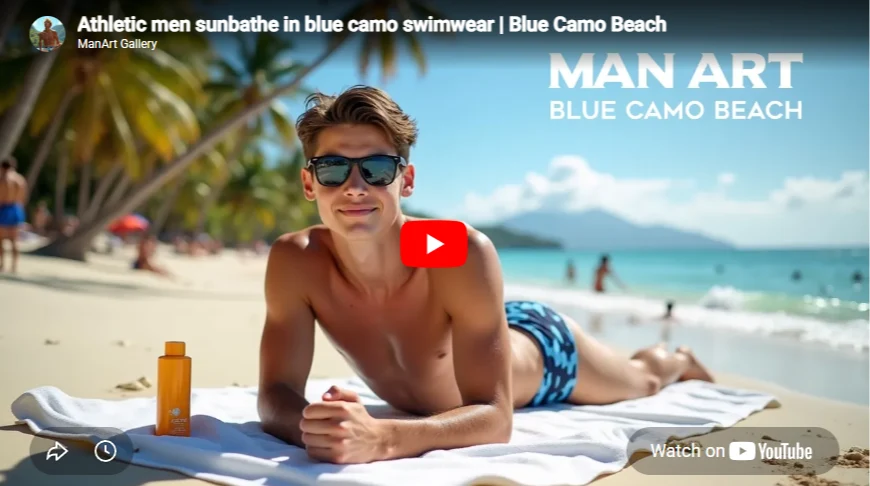 Play Blue Camo Beach Video